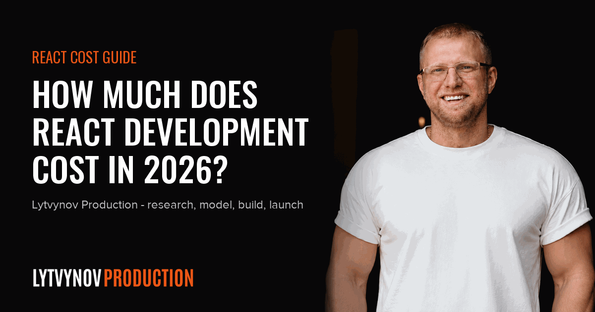 React Development Cost in 2026: Price Ranges