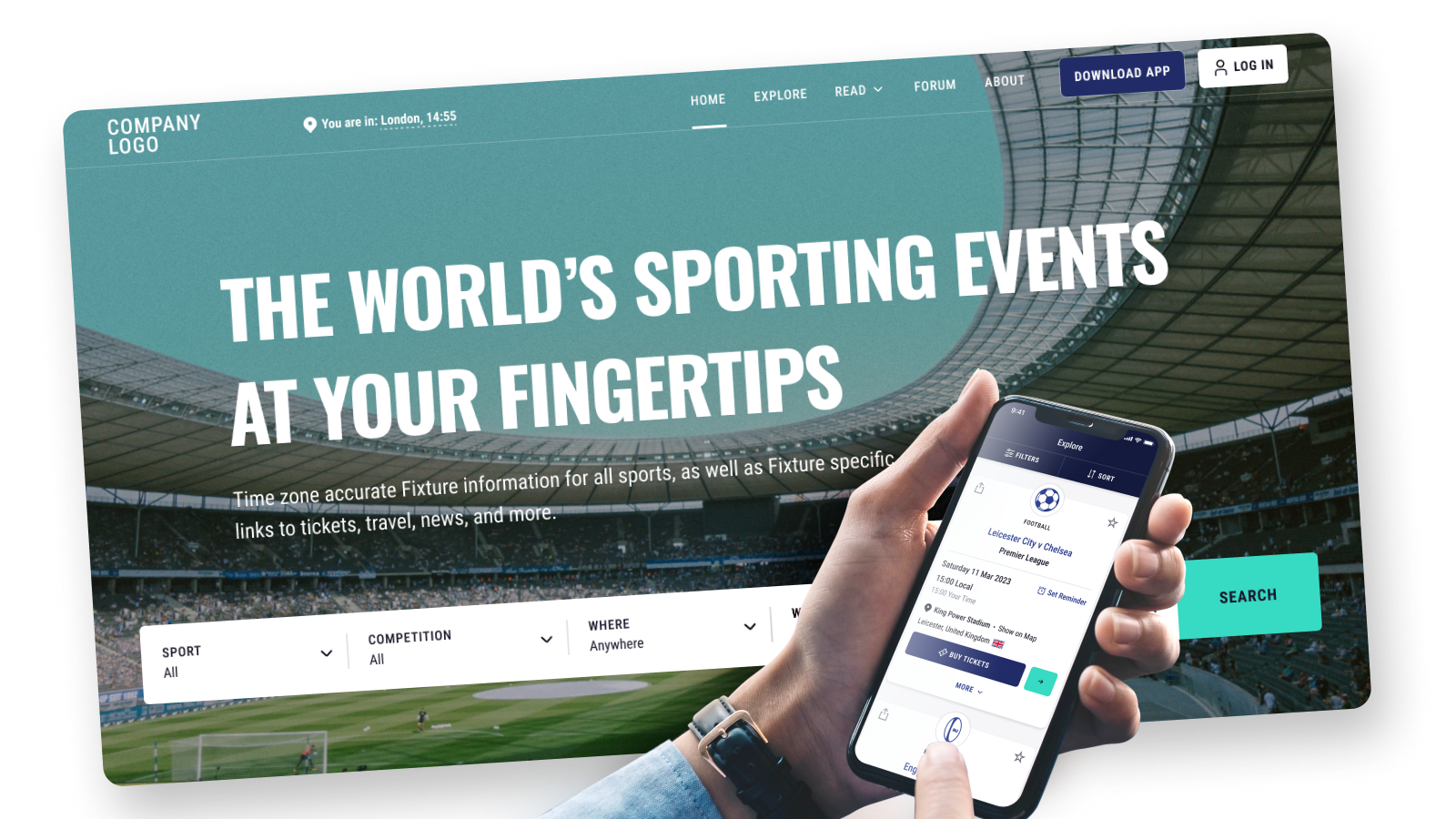 Smart Sports Event Discovery Platform