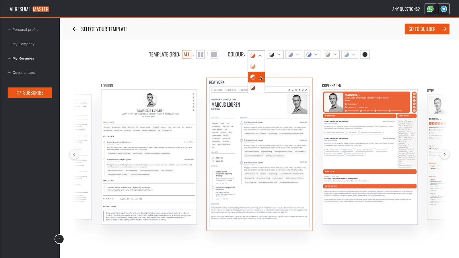 AI Resume Master: Resume Builder with AI Integration