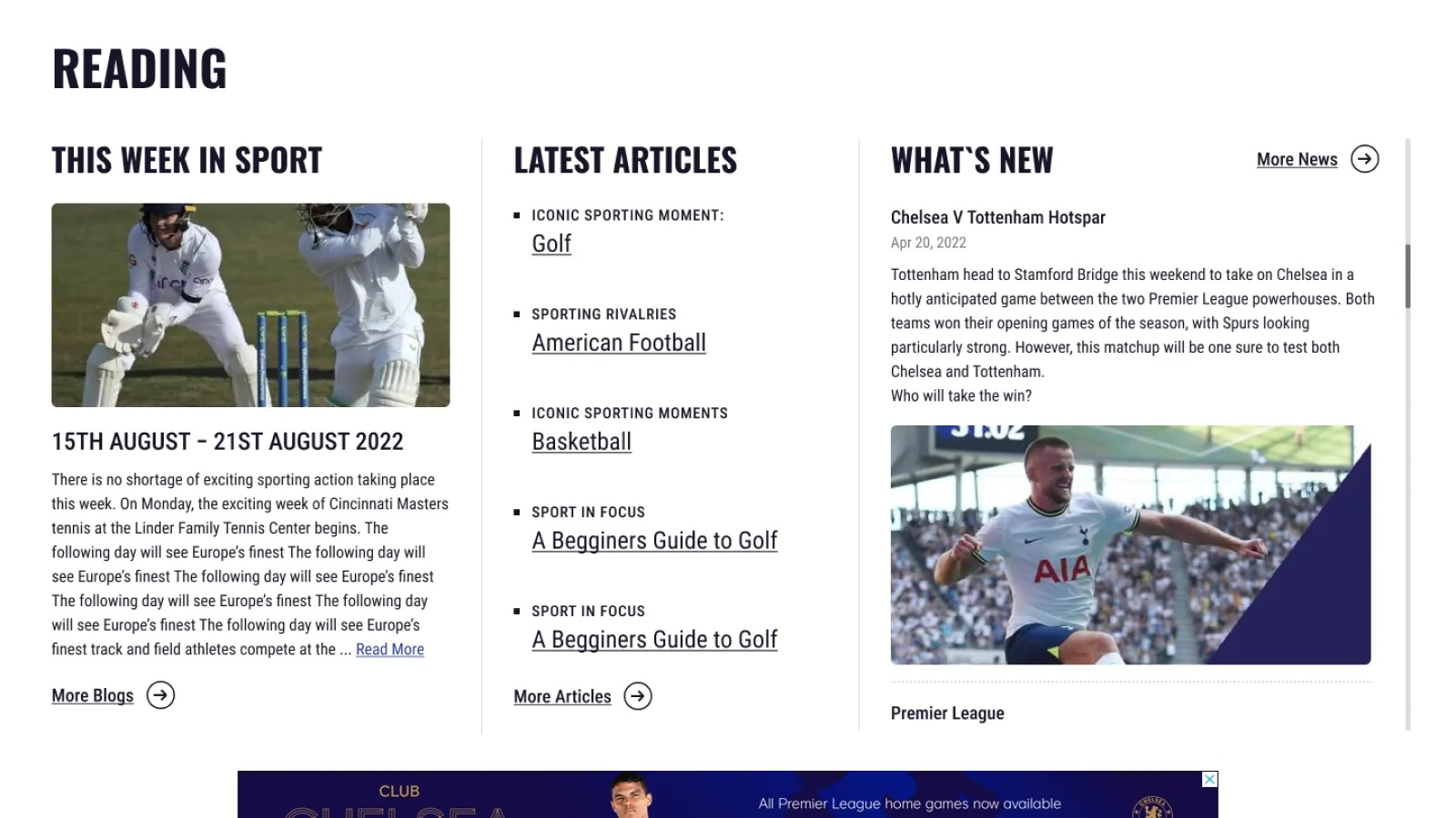 Smart Sports Event Discovery Platform