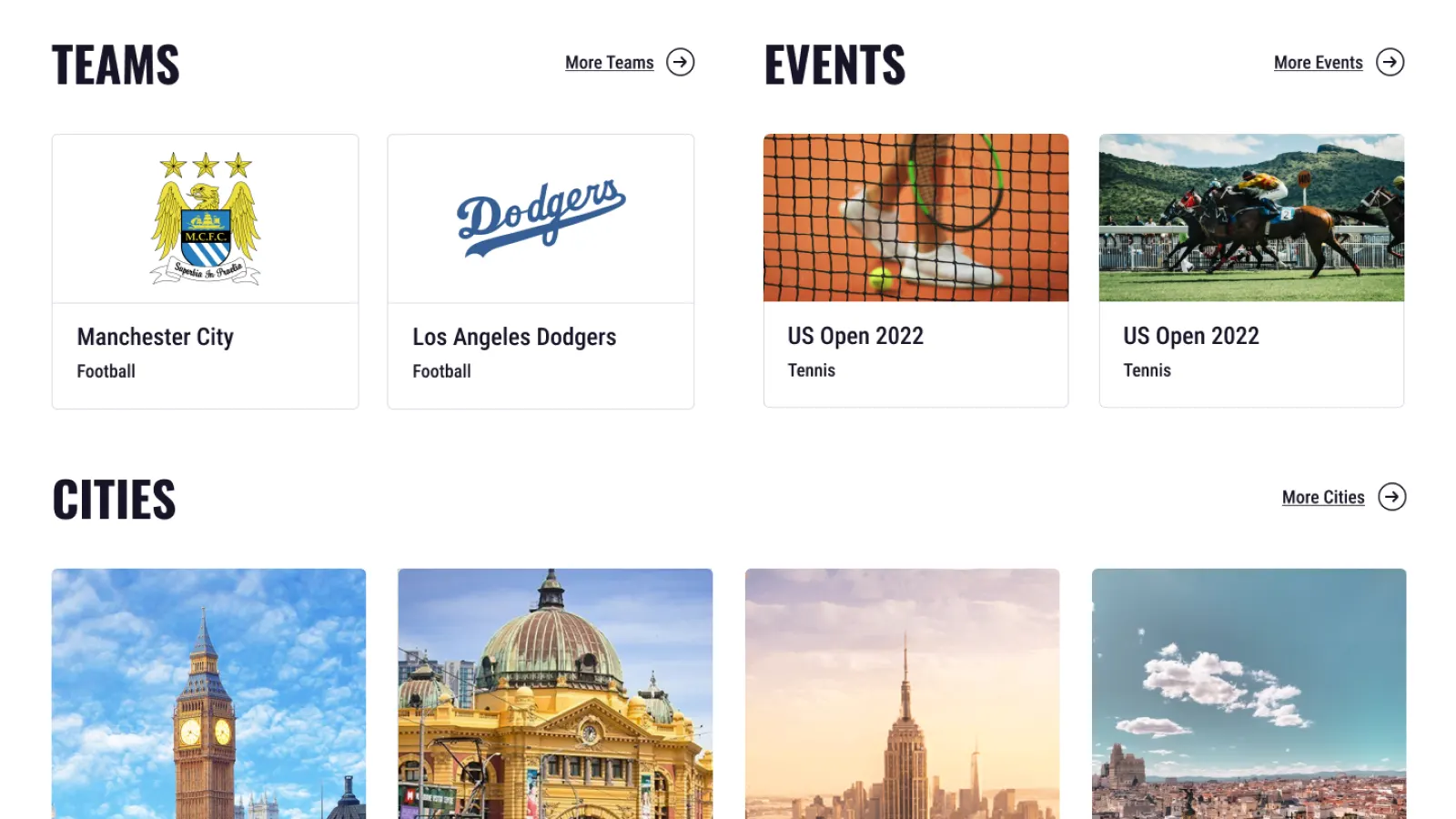 Smart Sports Event Discovery Platform