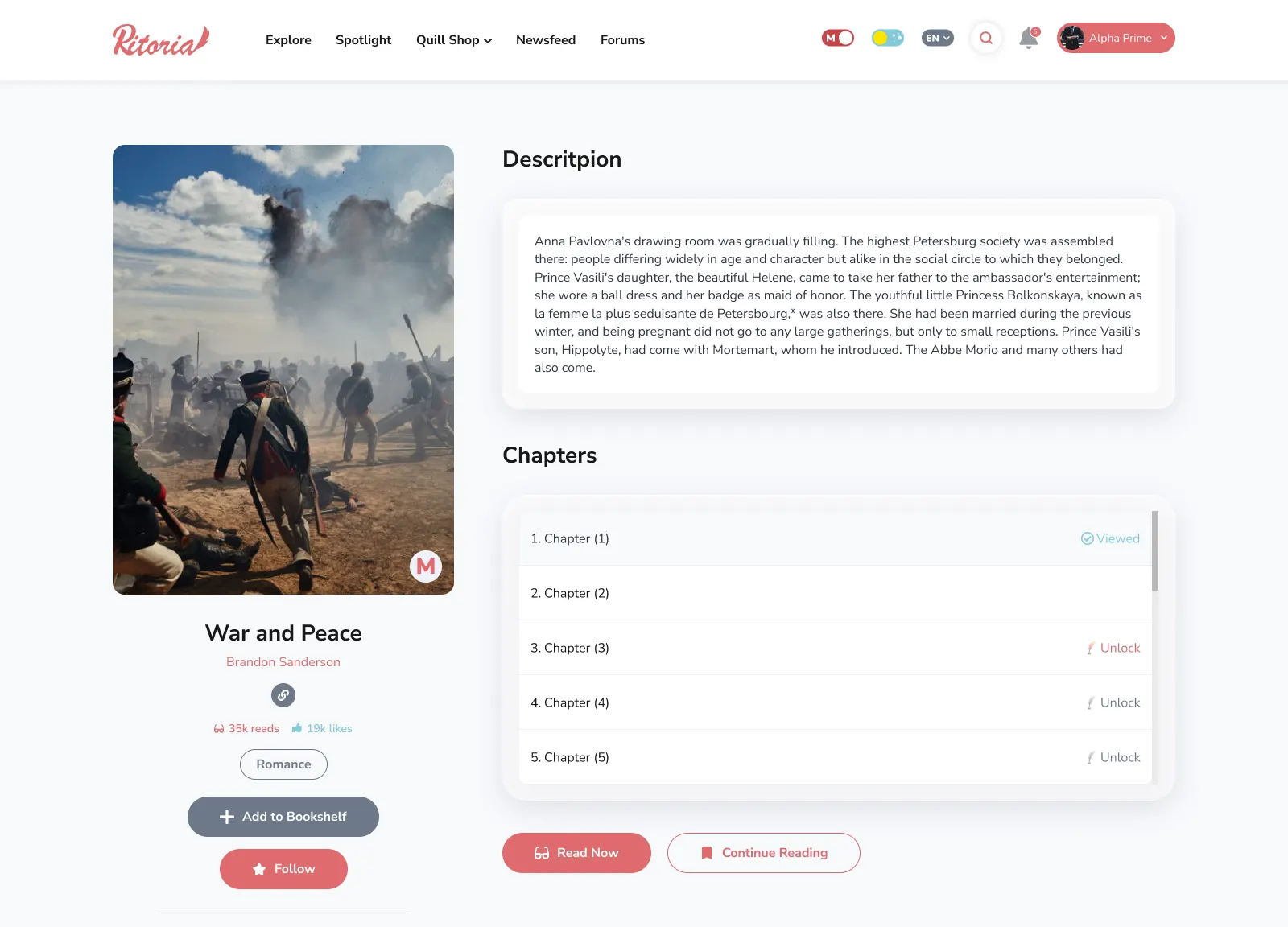 Ritoria: Social Self-Publishing Platform with Creator Monetization