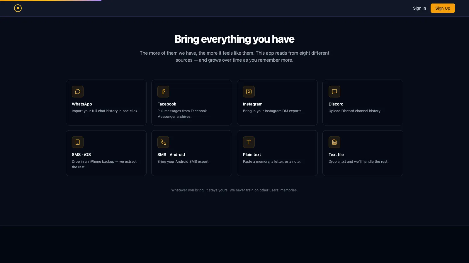 AI Grief Companion: Chat History Ingestion, LoRA Persona Training & RAG Memory